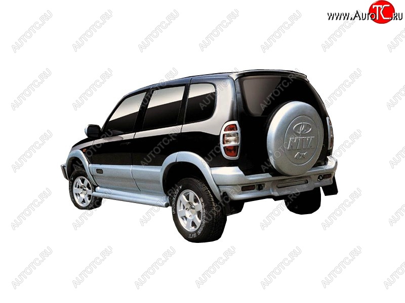 999 р. Комплект накладок на арки Stan (широкие)  Chevrolet Niva  2123 (2002-2008) дорестайлинг (Неокрашенные)  с доставкой в г. Майкоп