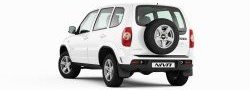 12 999 р. Задний бампер Бертоне Chevrolet Niva 2123 рестайлинг (2009-2020) (Окрашенный)  с доставкой в г. Майкоп. Увеличить фотографию 2