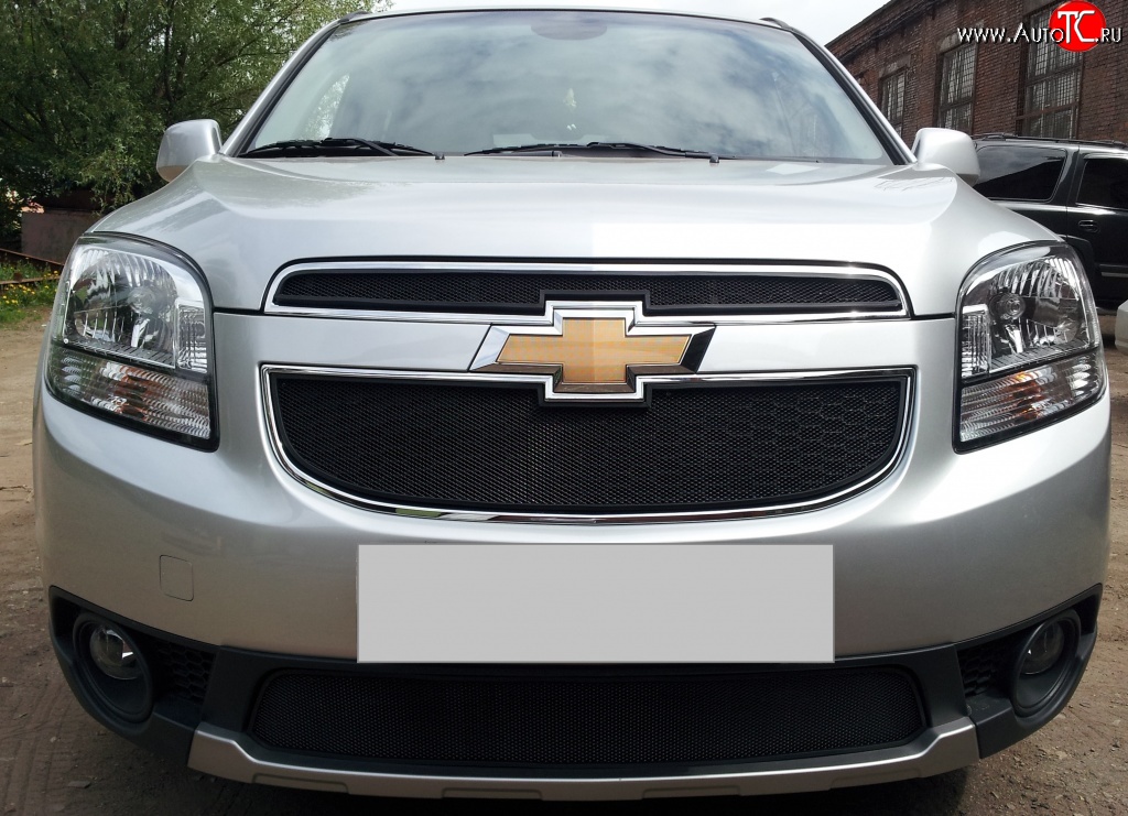 1 469 р. Сетка воздухозаборника переднего бампера Russtal Chevrolet Orlando (2011-2018)  с доставкой в г. Майкоп
