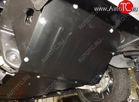 6 299 р. Защита картера двигателя (2 части, V-6,2) Alfeco Chevrolet Tahoe K2UC (2014-2021) (Сталь 2 мм)  с доставкой в г. Майкоп