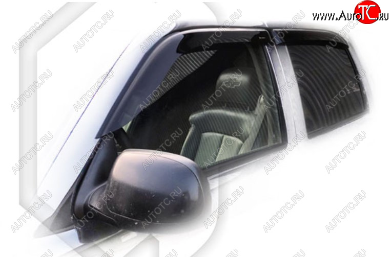 1 999 р. Дефлектора окон CA-Plastic Chevrolet Tahoe GMT800 (2000-2006) (Classic полупрозрачный)  с доставкой в г. Майкоп