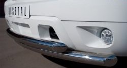 24 999 р. Защита переднего бампера (2 трубыØ76 мм, нержавейка) SLITKOFF  Chevrolet Tahoe  GMT900 (2006-2013) 5 дв.  с доставкой в г. Майкоп. Увеличить фотографию 3
