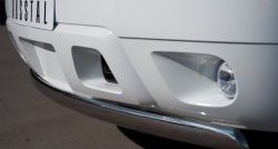 18 099 р. Защита переднего бампера (Ø75х42 мм, нержавейка) Russtal Chevrolet Tracker (2013-2015)  с доставкой в г. Майкоп. Увеличить фотографию 3