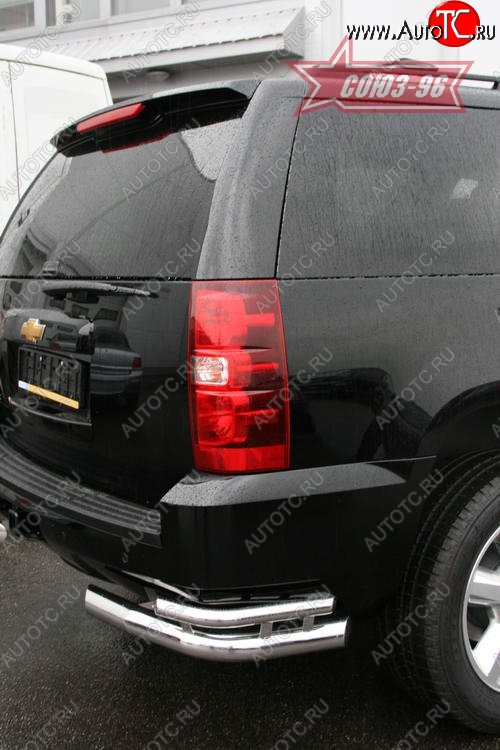 21 599 р. Защита заднего бампера Souz-96 (d76/42) Chevrolet Tahoe GMT900 5 дв. (2006-2013)  с доставкой в г. Майкоп