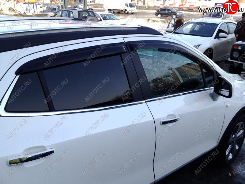 3 199 р. Дефлектора окон SIM (Premium) Opel Mokka (2020-2025)  с доставкой в г. Майкоп