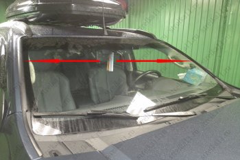 1 699 р. Водостоки лобового стекла Стрелка 11 Chevrolet Trailblazer GM800 дорестайлинг (2012-2016)  с доставкой в г. Майкоп. Увеличить фотографию 4