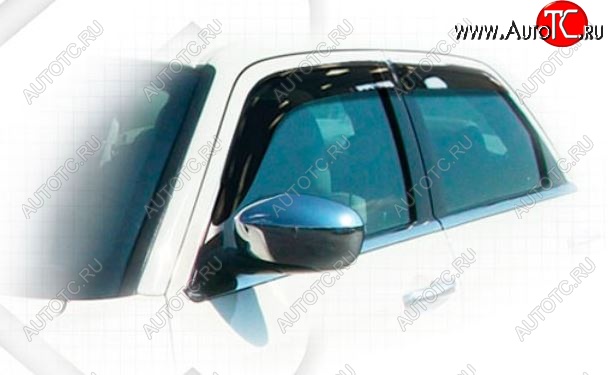 1 899 р. Дефлектора окон CA-Plastiс  Chrysler 300C  LD седан (2011-2015) дорестайлинг (Classic полупрозрачный)  с доставкой в г. Майкоп