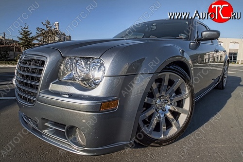 6 649 р. Накладка на передний бампер SRT 8 STYLE Chrysler 300C LX седан (2004-2011) (Неокрашенная)  с доставкой в г. Майкоп