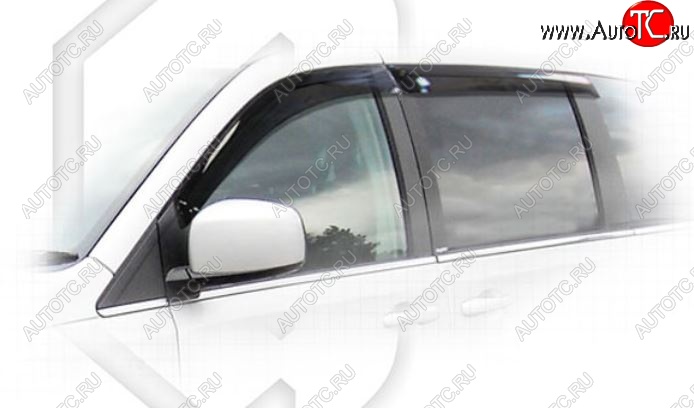 2 159 р. Дефлектора окон CA-Plastic  Chrysler Grand Voyager (2011-2016)  рестайлинг (Classic полупрозрачный, Без хром.молдинга)  с доставкой в г. Майкоп