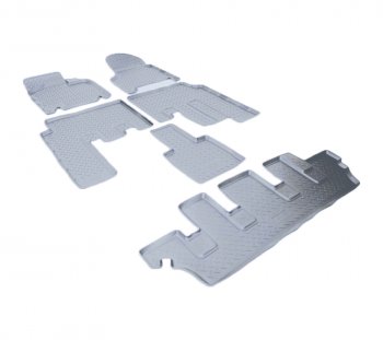 Коврики салона Norplast Unidec Chrysler Voyager  RG минивэн (2000-2004), Dodge Caravan (2000-2007) (Цвет: серый)