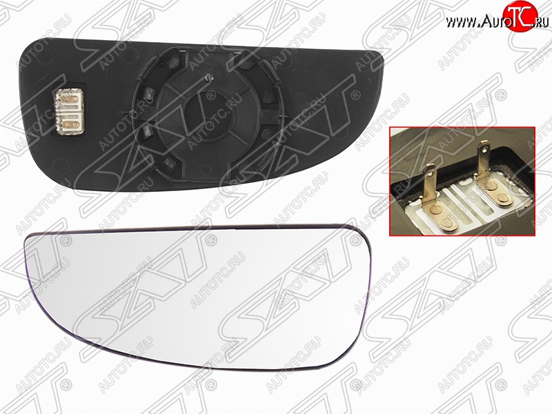 579 р. Левое полотно зеркала SAT (нижняя часть) CITROEN Jumper 290 рестайлинг (2014-2022)  с доставкой в г. Майкоп