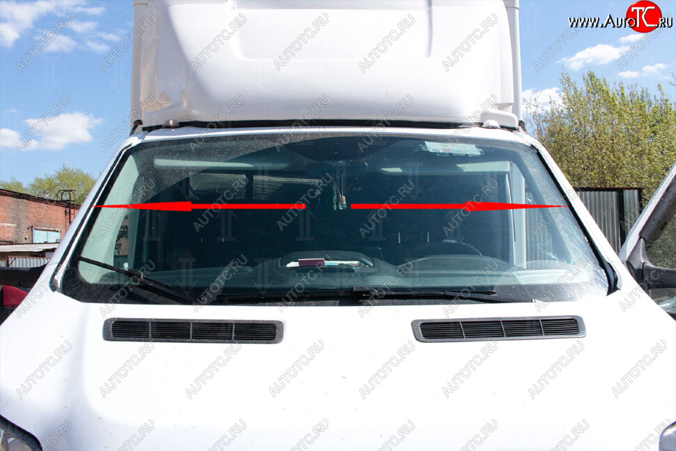1 699 р. Водостоки лобового стекла Стрелка 11 (установка на скотч) CITROEN Berlingo B9 дорестайлинг (2008-2016)  с доставкой в г. Майкоп