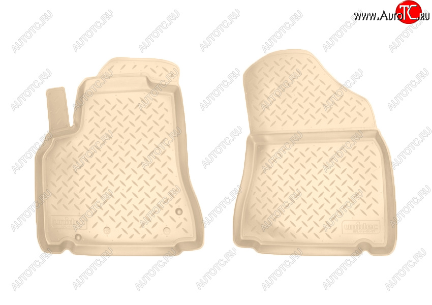 1 259 р. Коврики салона Norplast Unidec (передние) CITROEN Berlingo B9 рестайлинг (2015-2022) (Цвет: бежевый)  с доставкой в г. Майкоп