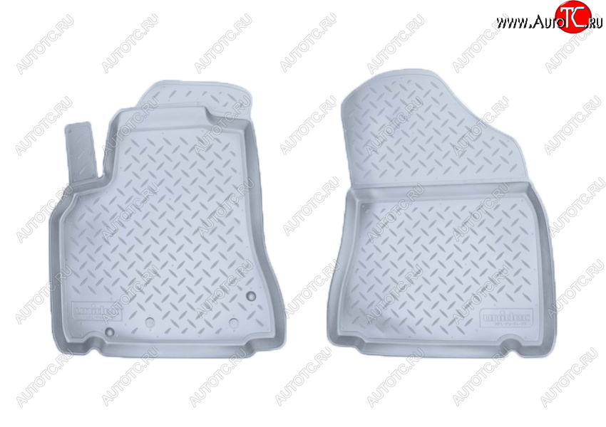 1 259 р. Коврики салона Norplast Unidec (передние)  CITROEN Berlingo  B9 (2008-2022), Peugeot Partner  Tepee (2012-2018) (Цвет: серый)  с доставкой в г. Майкоп