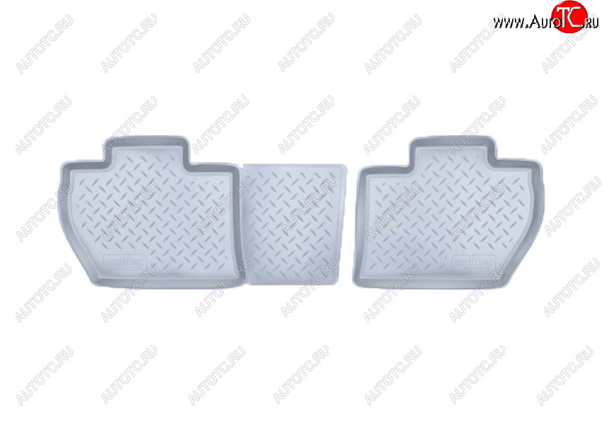 799 р. Коврики салона Norplast Unidec (задний, 4 дв.)  CITROEN Berlingo  B9 (2008-2022), Peugeot Partner  Tepee (2012-2018) (Цвет: серый)  с доставкой в г. Майкоп
