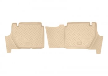 Коврики салона Norplast Unidec (задние, 5 дв. CITROEN Berlingo  B9 (2008-2022), Peugeot Partner  Tepee (2012-2018) (Цвет: бежевый)