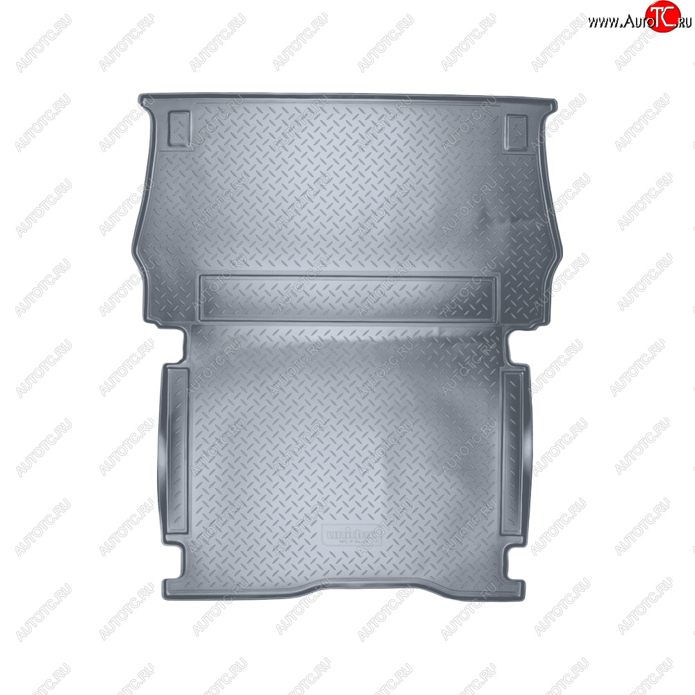 2 649 р. Коврик багажника Norplast Unidec (фургон)  CITROEN Berlingo  B9 (2008-2022), Peugeot Partner  Tepee (2012-2018) (Цвет: серый)  с доставкой в г. Майкоп