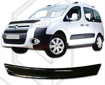 Дефлектор капота CA-Plastic CITROEN Berlingo B9 дорестайлинг (2008-2016)