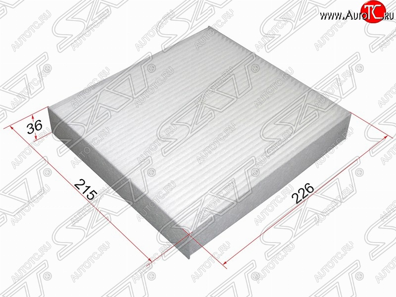 267 р. Фильтр салонный SAT (226х215х36 mm)  CITROEN Berlingo  M59 (2002-2012), CITROEN Xsara ( N0,  N1) (1997-2005), Peugeot Partner  M49/M59 (1997-2008)  с доставкой в г. Майкоп