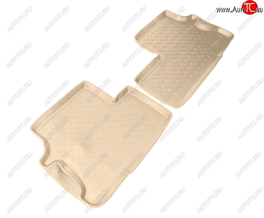 1 169 р. Коврики салона Norplast Unidec (задние)  CITROEN Berlingo  M59 (2002-2012) рестайлинг (Цвет: бежевый)  с доставкой в г. Майкоп
