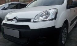 2 759 р. Сетка на бампер (рестайлинг) Russtal (черная) CITROEN Berlingo B9 дорестайлинг (2008-2016)  с доставкой в г. Майкоп. Увеличить фотографию 2