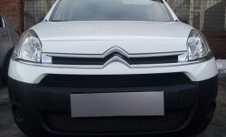2 759 р. Сетка на бампер (рестайлинг) Russtal (черная) CITROEN Berlingo B9 дорестайлинг (2008-2016)  с доставкой в г. Майкоп. Увеличить фотографию 5