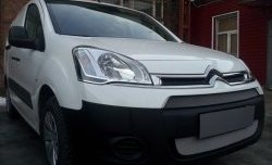 2 879 р. Сетка на бампер (рестайлинг) Russtal (хром) CITROEN Berlingo B9 дорестайлинг (2008-2016)  с доставкой в г. Майкоп. Увеличить фотографию 5