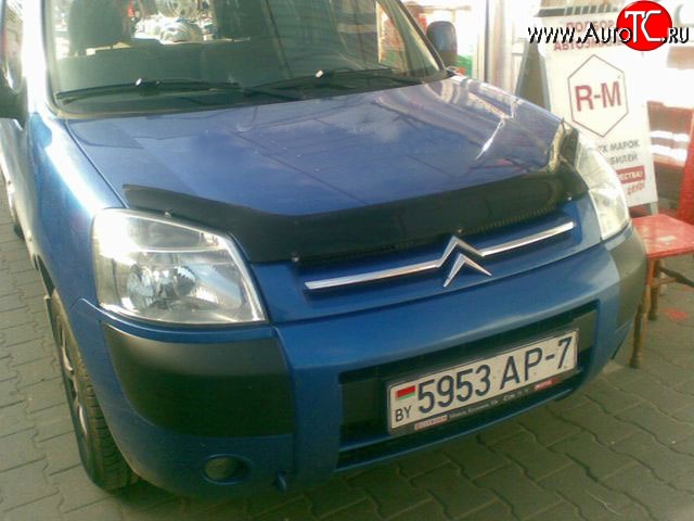 1 754 р. Дефлектор капота NovLine Peugeot Partner M49/M59 рестайлинг (2002-2008)  с доставкой в г. Майкоп