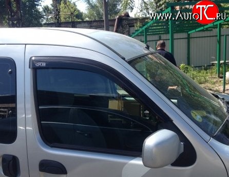 999 р. Комплект дефлекторов окон (ветровиков) 4 шт. (3 двери) Russtal CITROEN Berlingo M59 рестайлинг (2002-2012)  с доставкой в г. Майкоп