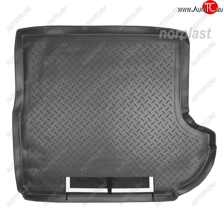 3 089 р. Коврик багажника Norplast Unidec (с сабвуфером)  CITROEN C-crosser (2007-2012), Mitsubishi Outlander  XL (2005-2013), Peugeot 4007 (2007-2012) (Черный, с погрузочным ковриком (фартуком))  с доставкой в г. Майкоп