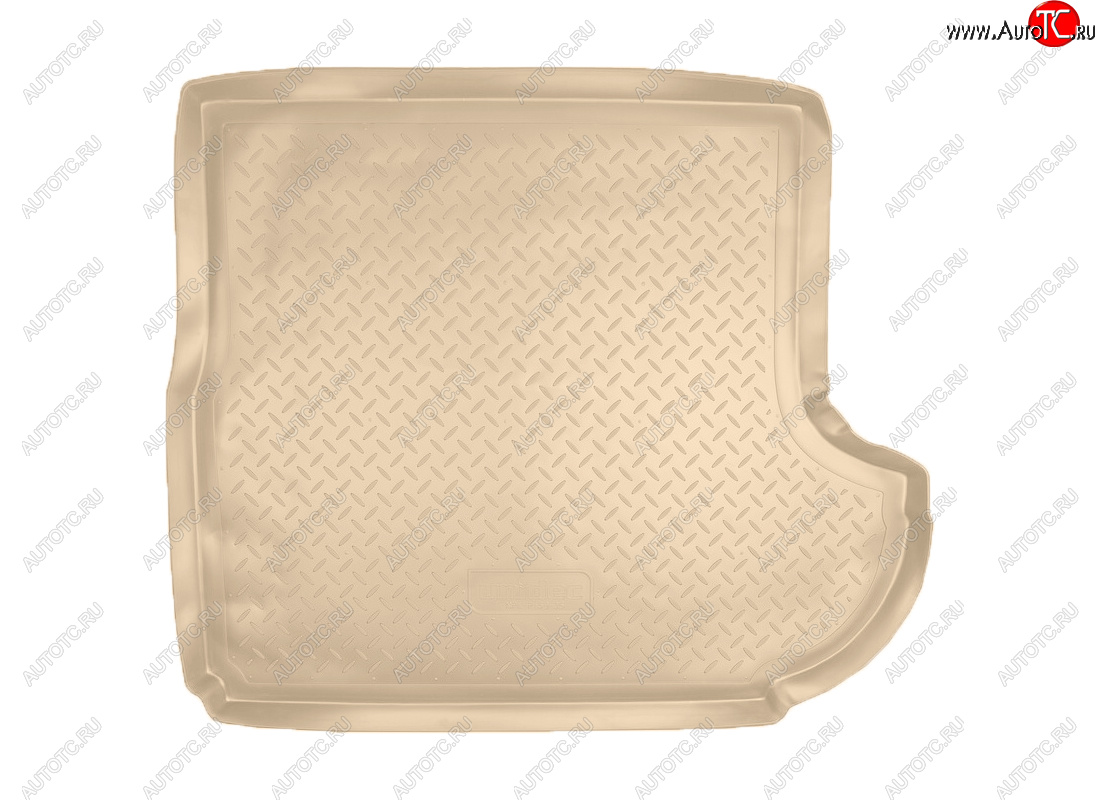2 159 р. Коврик багажника Norplast Unidec (с сабвуфером)  CITROEN C-crosser (2007-2012), Mitsubishi Outlander  XL (2005-2013), Peugeot 4007 (2007-2012) (Цвет: бежевый)  с доставкой в г. Майкоп