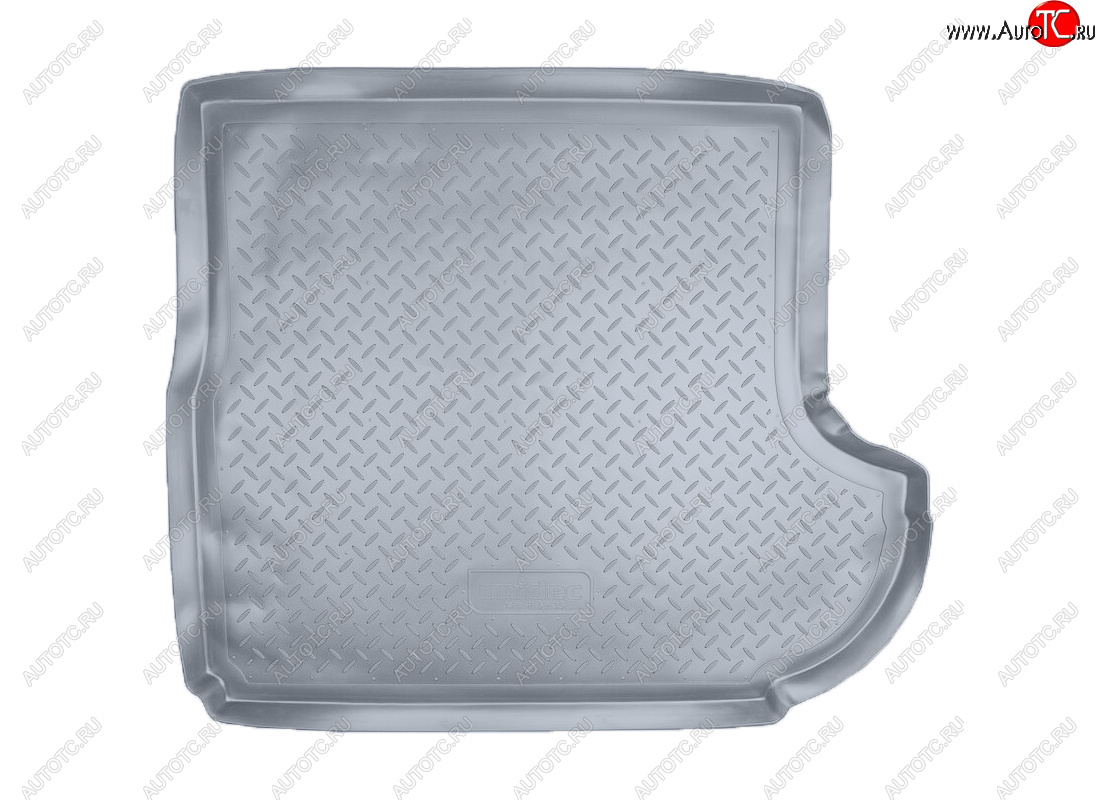 2 159 р. Коврик багажника Norplast Unidec (с сабвуфером)  CITROEN C-crosser (2007-2012), Mitsubishi Outlander  XL (2005-2013), Peugeot 4007 (2007-2012) (Цвет: серый)  с доставкой в г. Майкоп