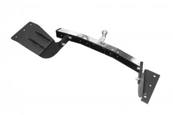 16 259 р. Фаркоп PT GROUP /тип F/ с НЕРЖ накладкой MITSUBISHI Outlander XL 2007-2012/ CITROEN С-Сrosser 2007-2012/ PEUGEOT Mitsubishi Outlander XL (CW)  рестайлинг (2010-2013)  с доставкой в г. Майкоп. Увеличить фотографию 3