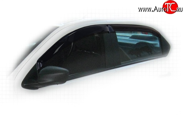 979 р. Дефлекторы окон (ветровики) Novline 4 шт. (седан) CITROEN C-elysee дорестайлинг (2012-2017)  с доставкой в г. Майкоп