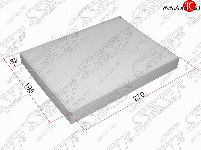 197 р. Фильтр салонный SAT (270х175х32 mm)  CITROEN C5 ( RD,  RW) (2008-2017), Peugeot 407 ( седан,  универсал) (2004-2011)  с доставкой в г. Майкоп