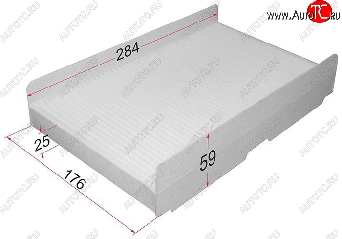 224 р. Фильтр салона SAT (176х59х25)  CITROEN C3  FC/FN (2002-2009), CITROEN C3 Pluriel (2003-2010), Peugeot 307  хэтчбэк 5 дв. (2001-2005), Peugeot 308  T7 (2007-2014)  с доставкой в г. Майкоп
