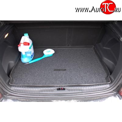 1 249 р. Коврик в багажник Aileron (полиуретан, покрытие Soft) CITROEN C3 Picasso дорестайлинг (2008-2012)  с доставкой в г. Майкоп