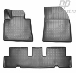 Коврики в салон Norplast Unidec CITROEN C4 Grand Picasso ( U) (2014-2018) рестайлинг (Цвет: черный)