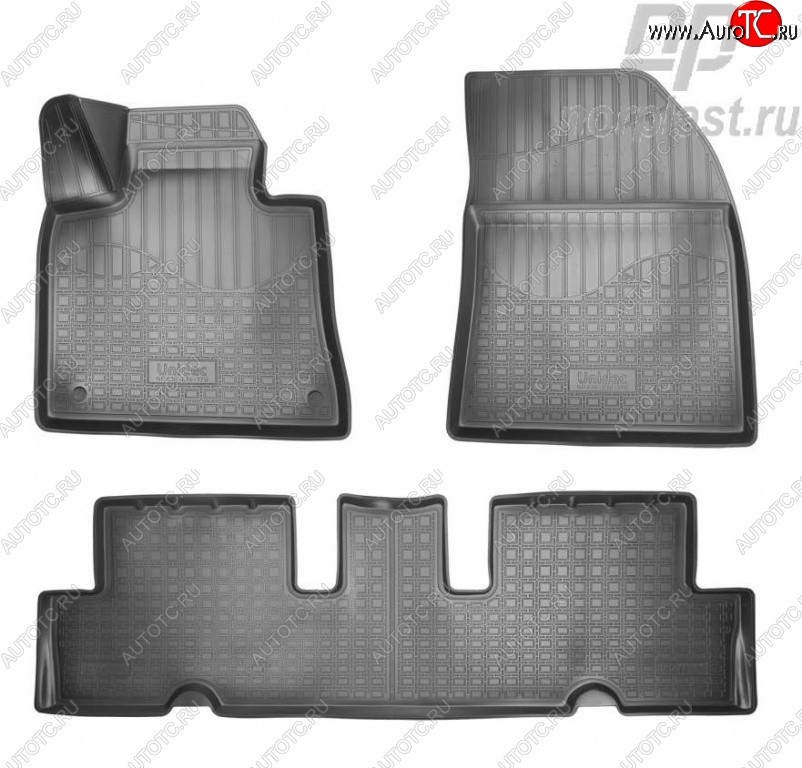 2 139 р. Коврики в салон Norplast Unidec  CITROEN C4 Grand Picasso ( U) (2014-2018) рестайлинг (Цвет: черный)  с доставкой в г. Майкоп