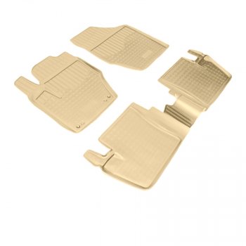 Коврики салона Norplast Unidec CITROEN C4  B7 (2013-2022), Peugeot 408 (2015-2022) (Цвет: бежевый)