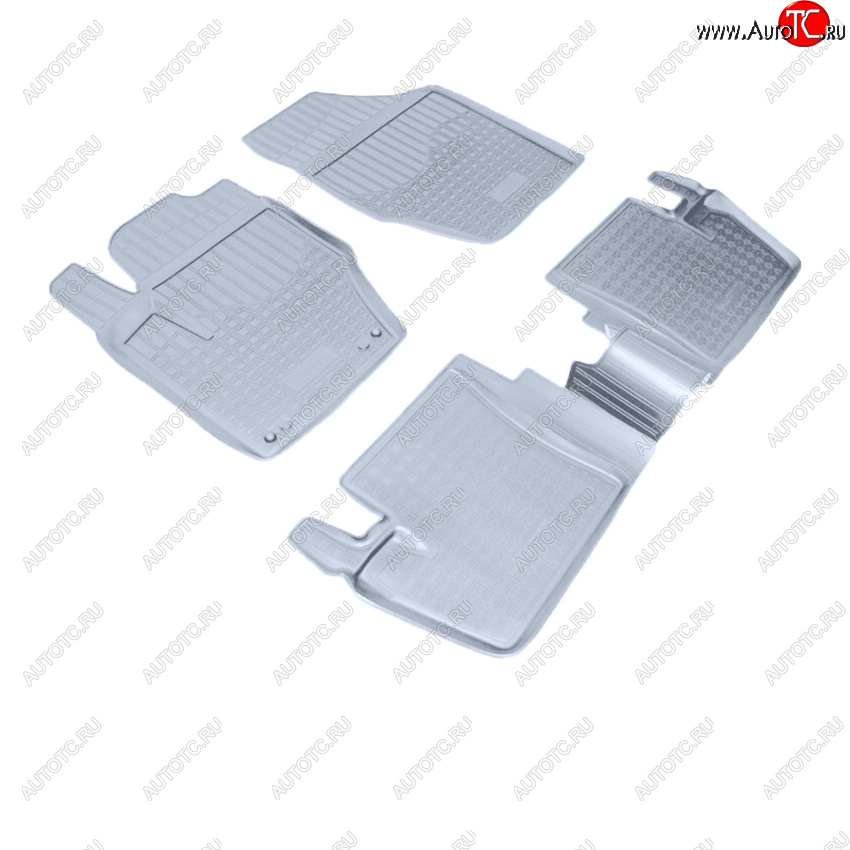 2 999 р. Коврики салона Norplast Unidec  CITROEN C4  B7 (2013-2022), Peugeot 408 (2015-2022) (Цвет: серый)  с доставкой в г. Майкоп