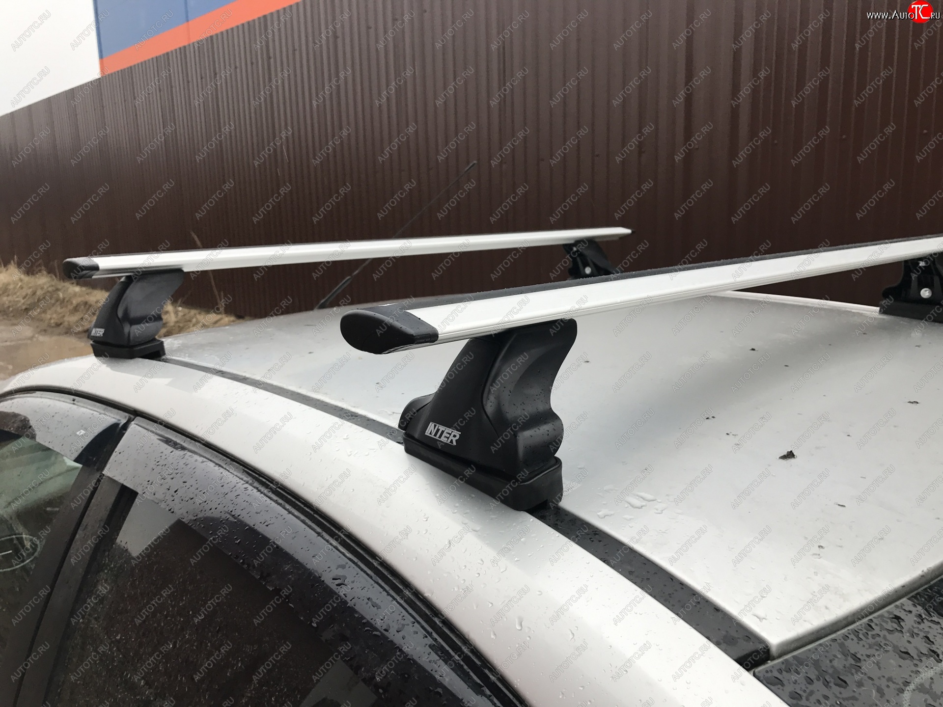 2 799 р. Опоры багажника Inter (в штатные крепления)  CITROEN C4 aircross (2012-2017), Mitsubishi ASX (2010-2025), Peugeot 307 ( универсал,  хэтчбэк 3 дв.,  хэтчбэк 5 дв.) (2001-2008), Peugeot 4008 (2012-2025)  с доставкой в г. Майкоп
