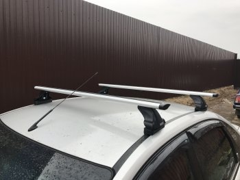 2 799 р. Опоры багажника Inter (в штатные крепления)  CITROEN C4 aircross (2012-2017), Mitsubishi ASX (2010-2025), Peugeot 307 ( универсал,  хэтчбэк 3 дв.,  хэтчбэк 5 дв.) (2001-2008), Peugeot 4008 (2012-2025)  с доставкой в г. Майкоп. Увеличить фотографию 3