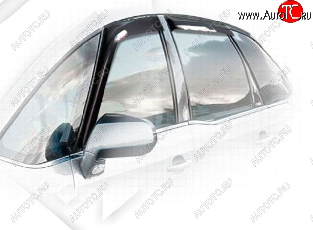 1 999 р. Дефлектора окон CA-Plastiс CITROEN C4 picasso UD минивэн (2006-2014) (Classic полупрозрачный)  с доставкой в г. Майкоп