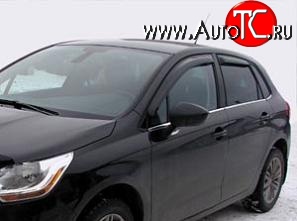 3 199 р. Дефлекторы окон (ветровики) Novline 4 шт CITROEN C4 B7 хэтчбэк 5 дв. (2011-2018)  с доставкой в г. Майкоп