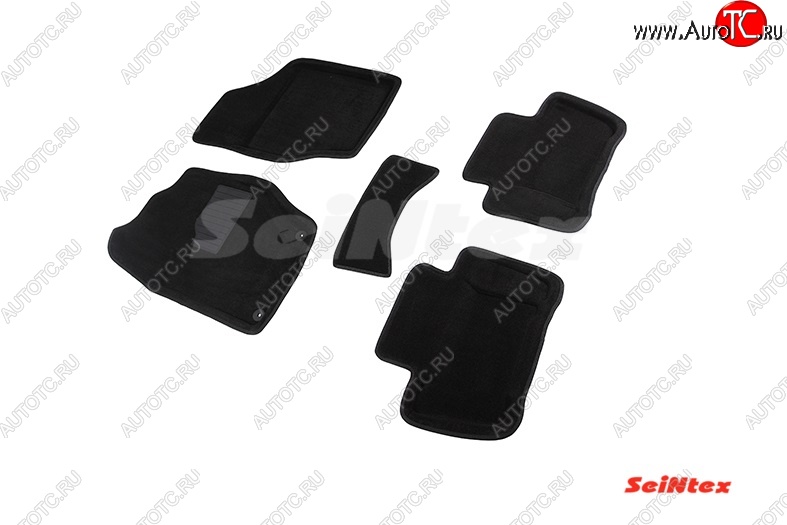 4 999 р. Комплект 3D ковриков в салон Seintex  CITROEN C4  B7 (2013-2022), Peugeot 408 (2010-2017)  с доставкой в г. Майкоп