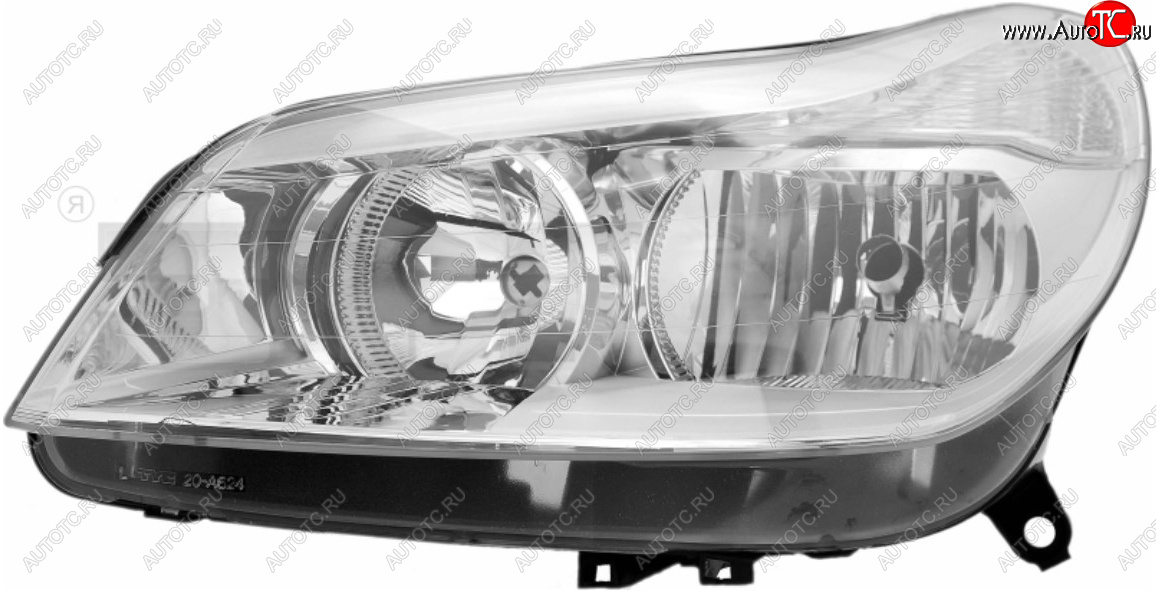 12 299 р. Левая фара передняя TYC CITROEN C5 X40,RE универсал рестайлинг (2004-2008)  с доставкой в г. Майкоп