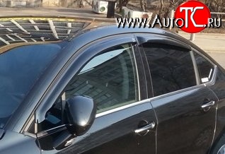 999 р. Комплект дефлекторов окон (ветровиков) 4 шт. (седан) Russtal CITROEN C5 RD дорестайлинг, седан (2008-2017)  с доставкой в г. Майкоп