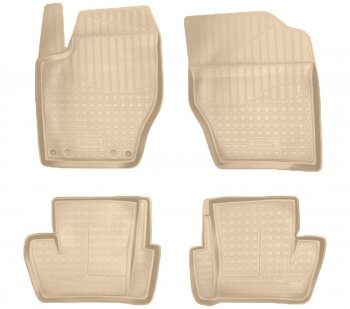 Коврики салона Norplast Unidec CITROEN DS4  PF1 (2010-2015) дорестайлинг,хэтчбэк 5дв. (Цвет: бежевый)