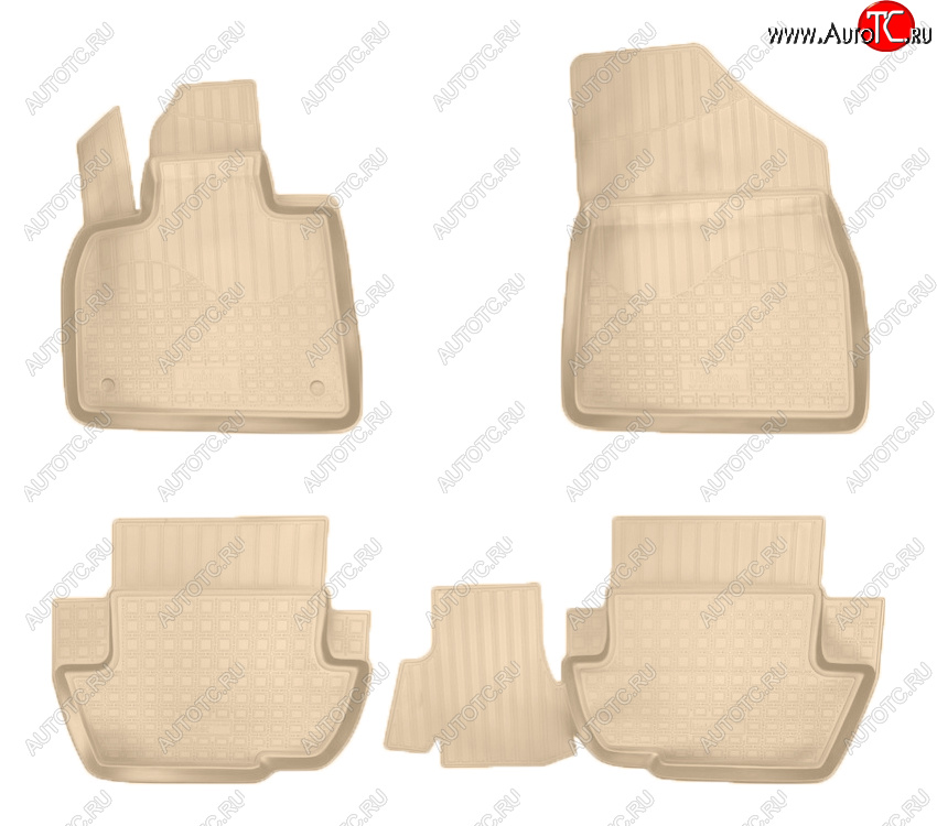 2 759 р. Коврики салона Norplast Unidec  CITROEN DS5  PF2 (2011-2015) хэтчбэк (Цвет: бежевый)  с доставкой в г. Майкоп